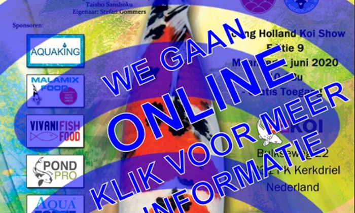 De online holland koi show 2020