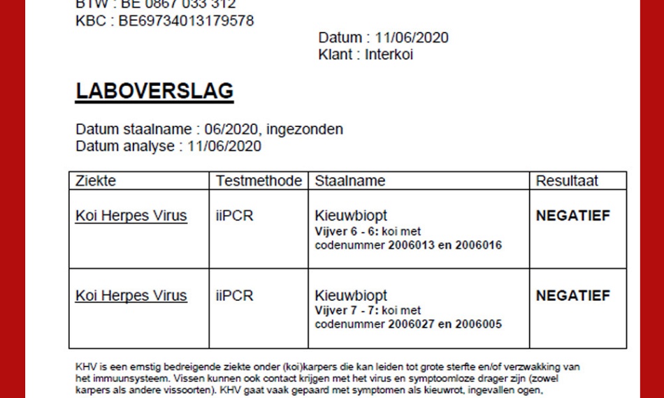 Geruststellingscontrole afgewerkt