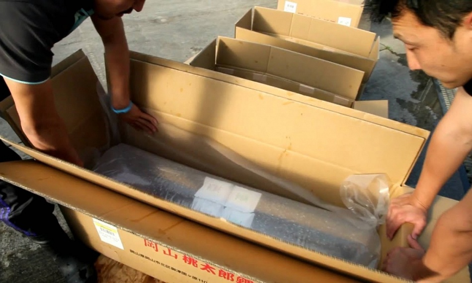 Het transport is bepaald