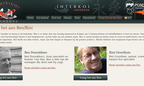 nieuw op de website