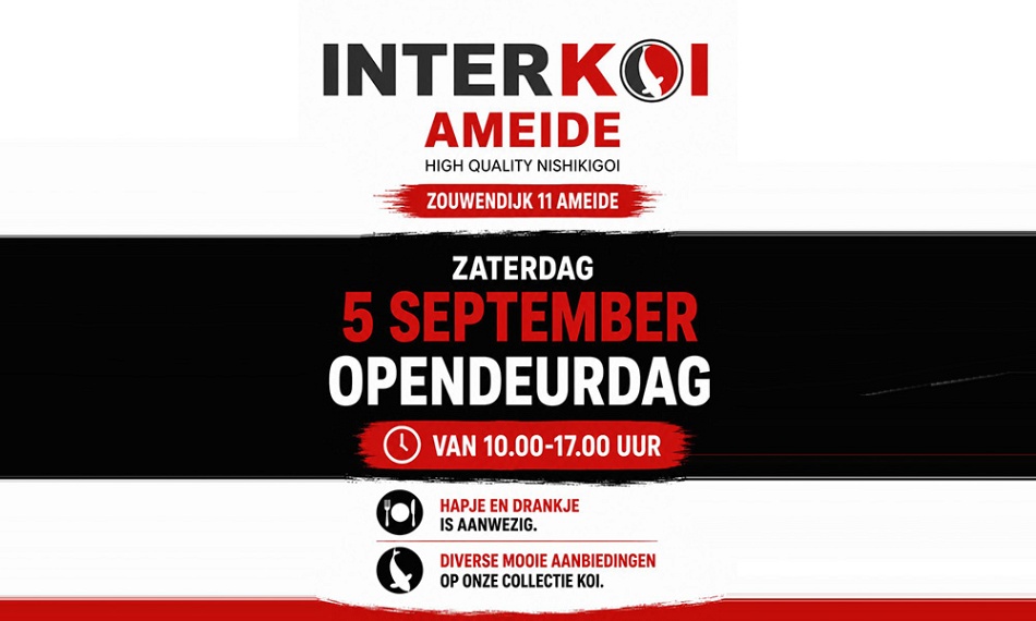 Opendeurdag zaterdag 5 september
