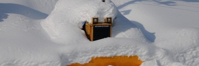 273 cm. sneeuw in Japan