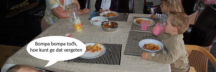 De waardebonnen vergeten