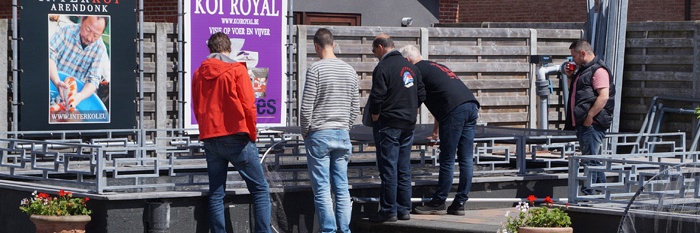 Er werd veel gefilmd en gezeverd