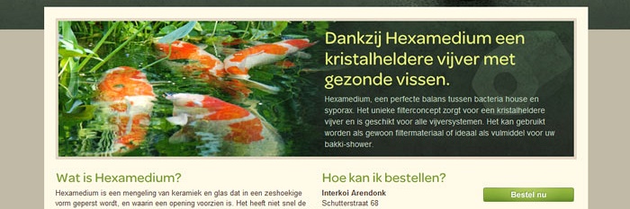 Filtermateriaal in voorbestelling