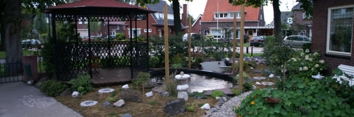 Het prieel is klaar!