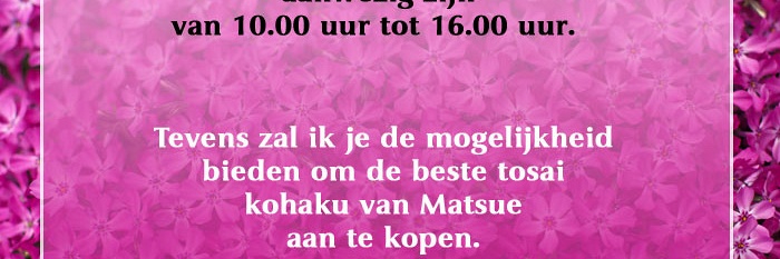 Nu zaterdag