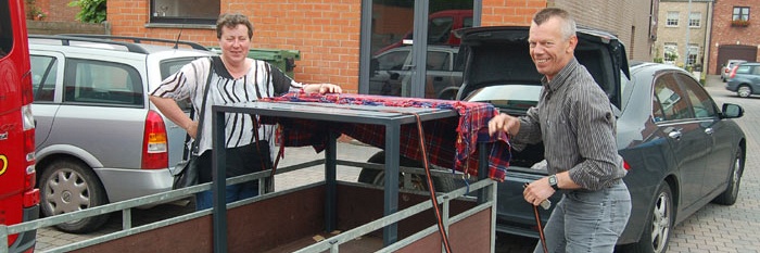 Ophalen van de tafel