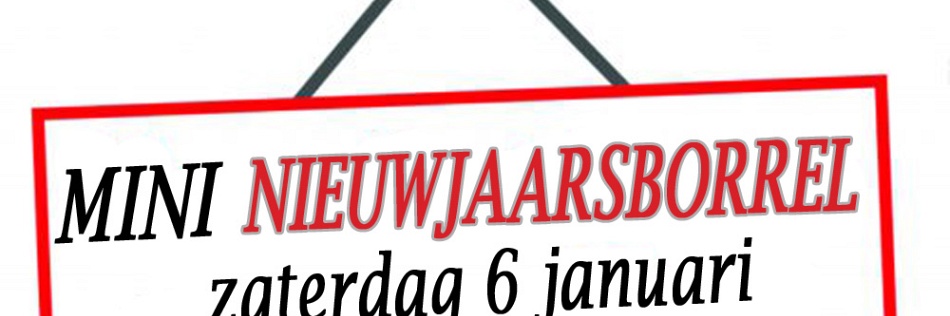 Zaterdag Nieuwjaarsborrel