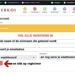 Account aanmaken: afbeelding 2