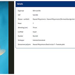 Toch ook succes op de online koishow: afbeelding 3